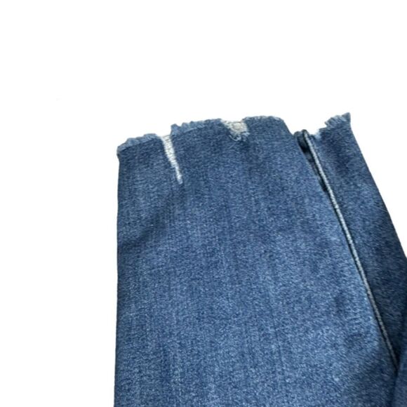 Frame Denim Le High Skinny Distressed Raw Hem Cropped Jeans Sz 28 - Picture 7 of 13